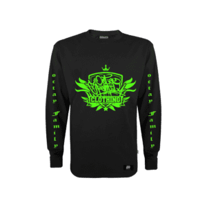 Polera manga larga rapers alas verde