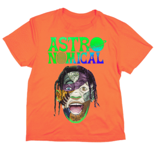 Polera naranja ASTRO NOMICAL