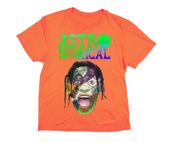 Polera naranja ASTRO NOMICAL