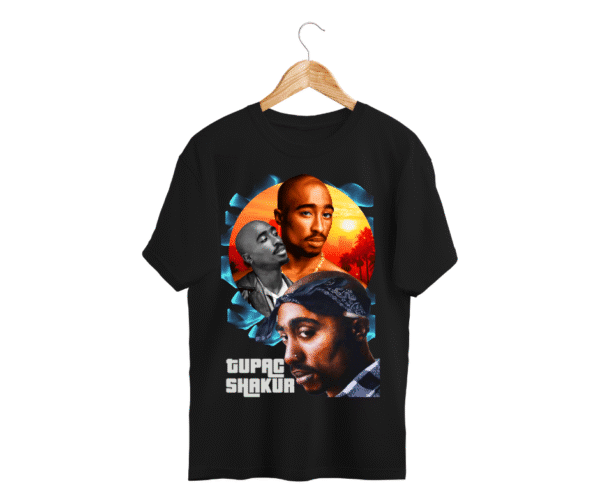 Polera negra Tupac