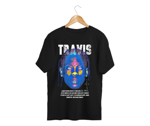 Polera negra TRAVIS