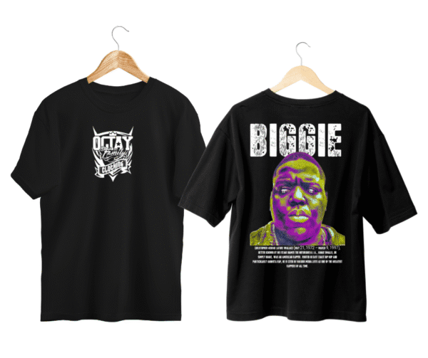 Polera negra BIGGIE - Imagen 2