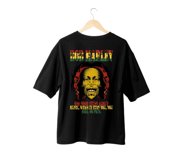 Polera negra BOB MARLEY
