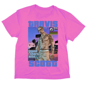 Polera rosada TRAVIS SCOTT