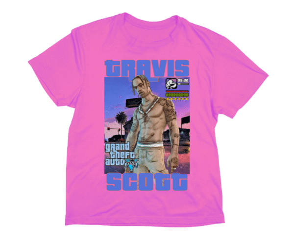 Polera rosada TRAVIS SCOTT