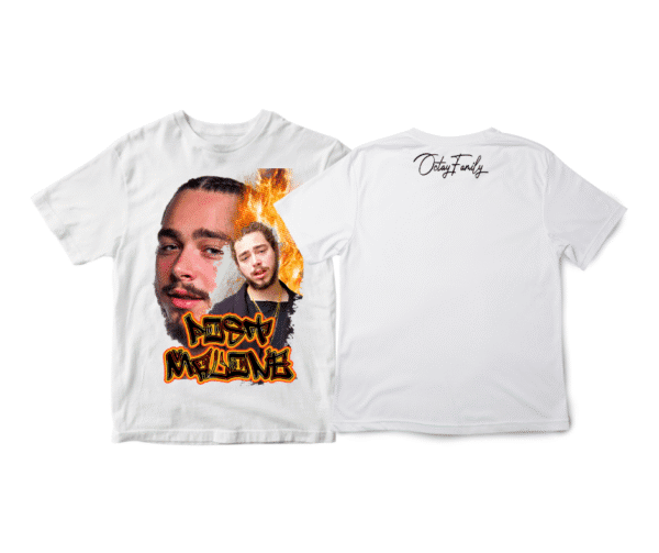 Polera blanca POST MALONE - Imagen 2