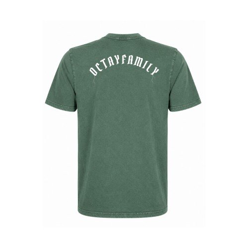 Polera OctayFamily Forest Vintage | Verde Acid Gash - Imagen 2