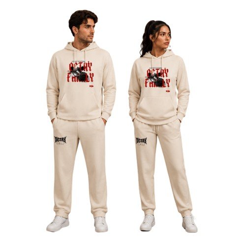 Jogger OctayFamily Essential Crema - Imagen 2