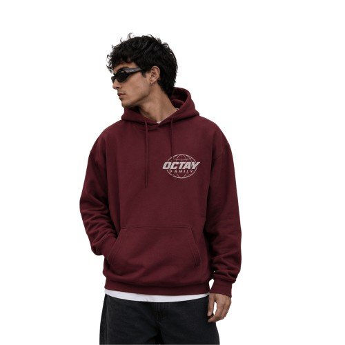 Polerón Burdeo Premium Unisex OctayFamily Clothing
