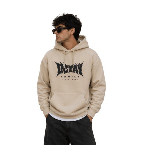 Polerón Beige Premium Unisex OctayFamily Clothing