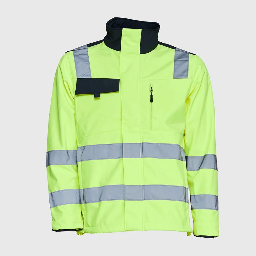 Softshell Alta Visibilidad Bicolor | Chaqueta Reflectiva de Trabajo - Imagen 4