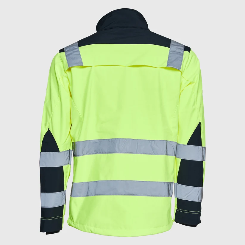 Softshell Alta Visibilidad Bicolor | Chaqueta Reflectiva de Trabajo - Imagen 6