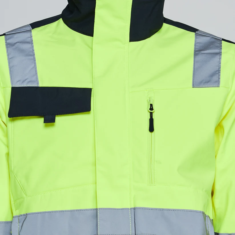 Softshell Alta Visibilidad Bicolor | Chaqueta Reflectiva de Trabajo - Imagen 5