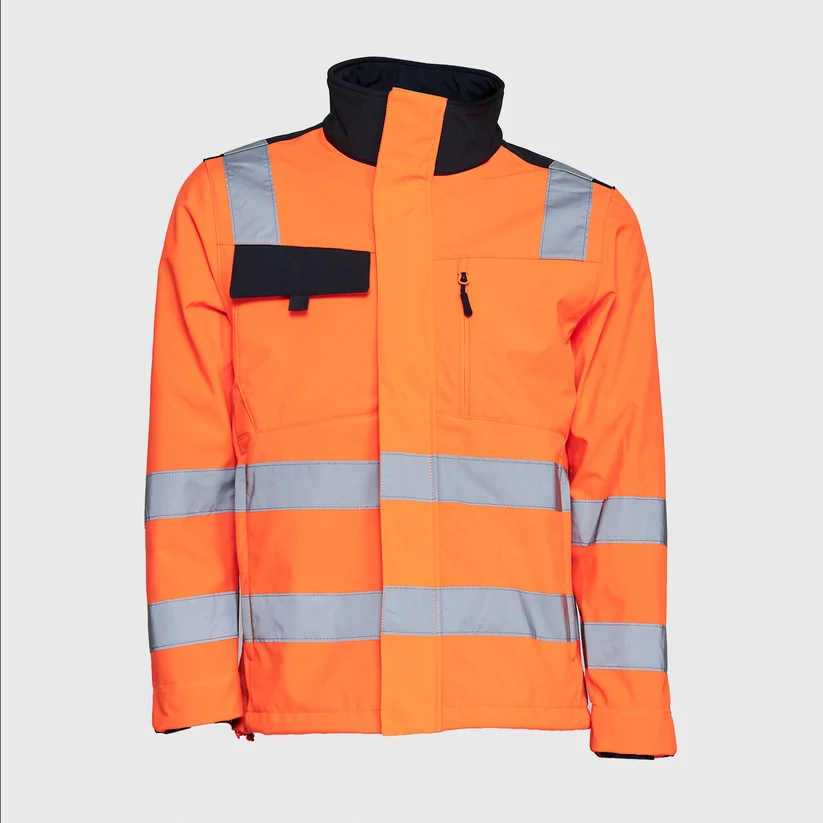 Softshell Alta Visibilidad Bicolor | Chaqueta Reflectiva de Trabajo