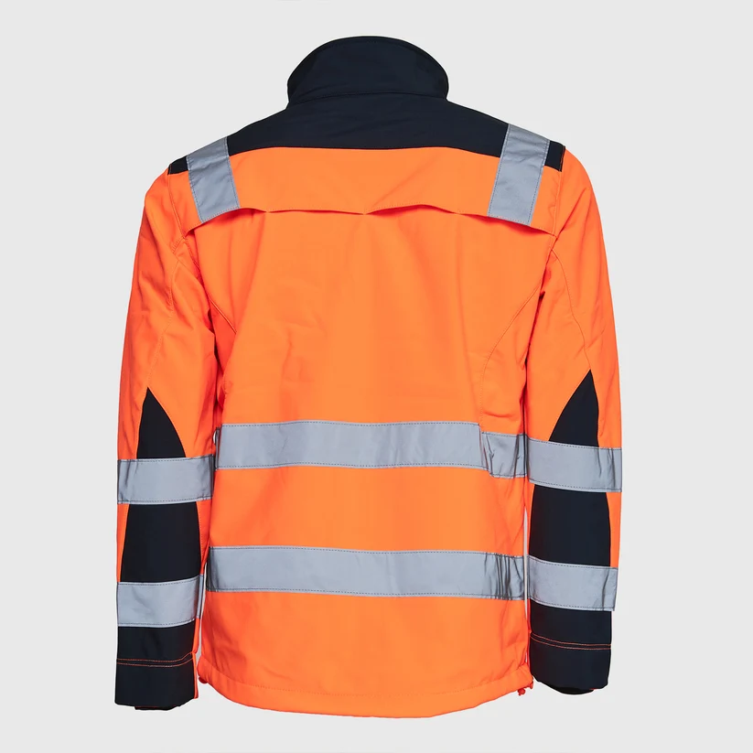 Softshell Alta Visibilidad Bicolor | Chaqueta Reflectiva de Trabajo - Imagen 3