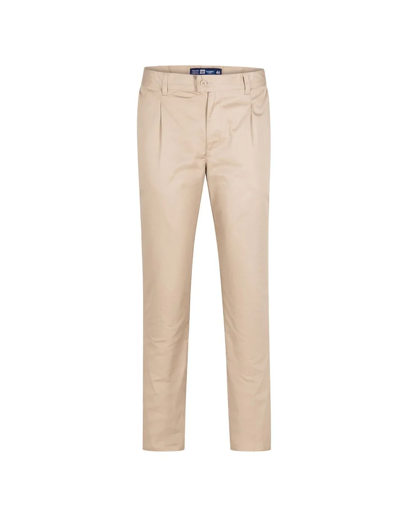 Pantalón de Vestir Hombre con Pinzas | Corte Clásico Regular Fit - Imagen 2